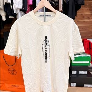 Alexander Wang Off-White Graphic Tee